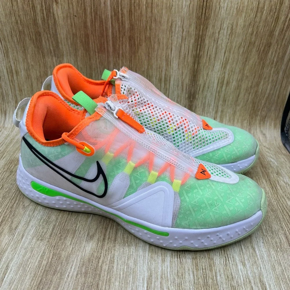 Nike PG 4 x Gatorade Men's Size 14 White GX Basketball Sneakers Shoes CD5078-100